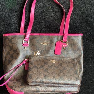 Coach Handbag and Matching Wallet